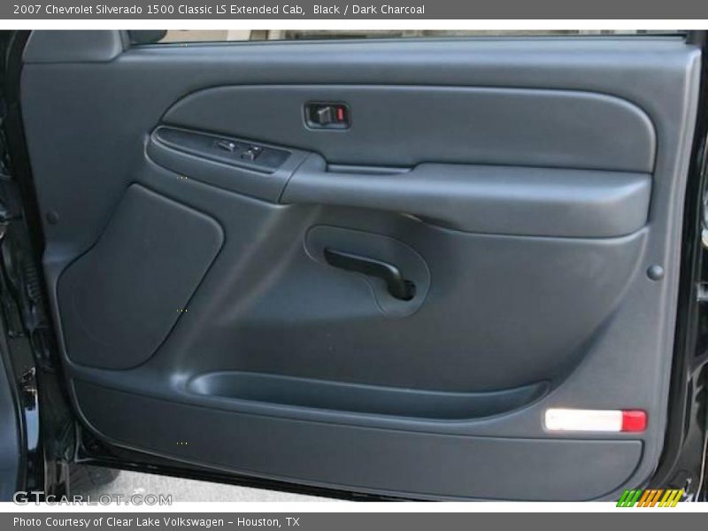 Black / Dark Charcoal 2007 Chevrolet Silverado 1500 Classic LS Extended Cab