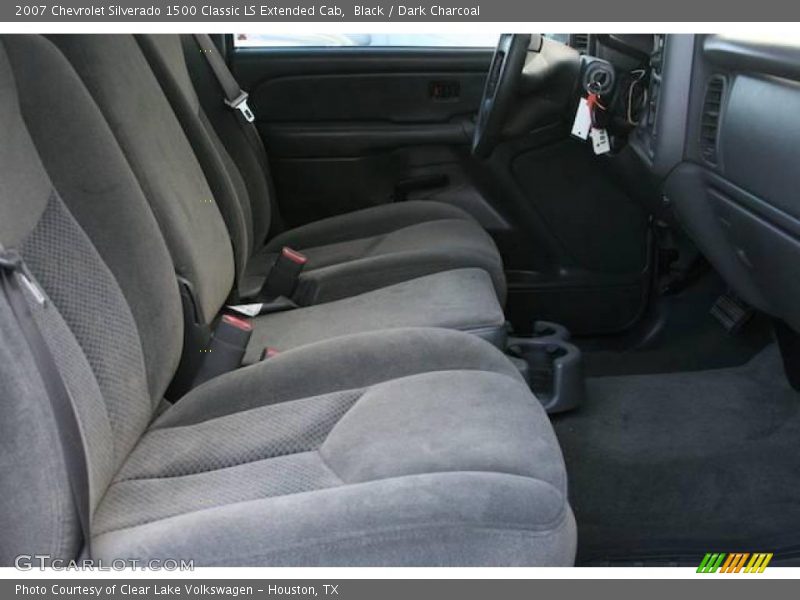 Black / Dark Charcoal 2007 Chevrolet Silverado 1500 Classic LS Extended Cab