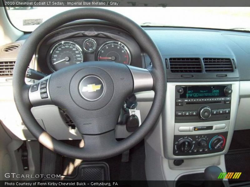 Imperial Blue Metallic / Gray 2010 Chevrolet Cobalt LT Sedan