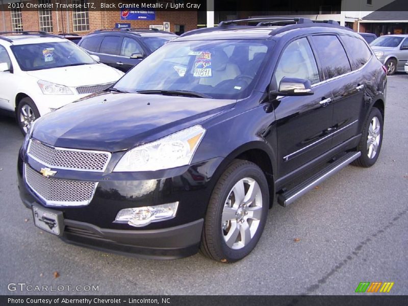 Black Granite Metallic / Light Gray 2010 Chevrolet Traverse LTZ