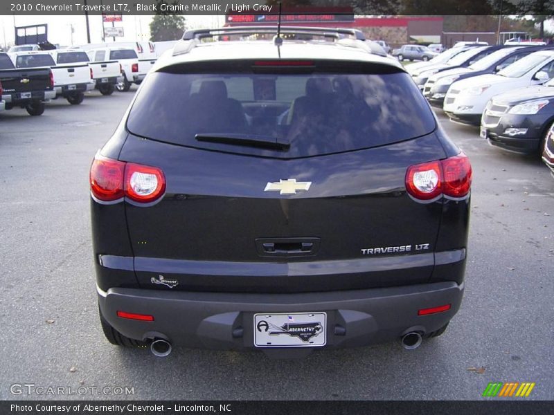 Black Granite Metallic / Light Gray 2010 Chevrolet Traverse LTZ