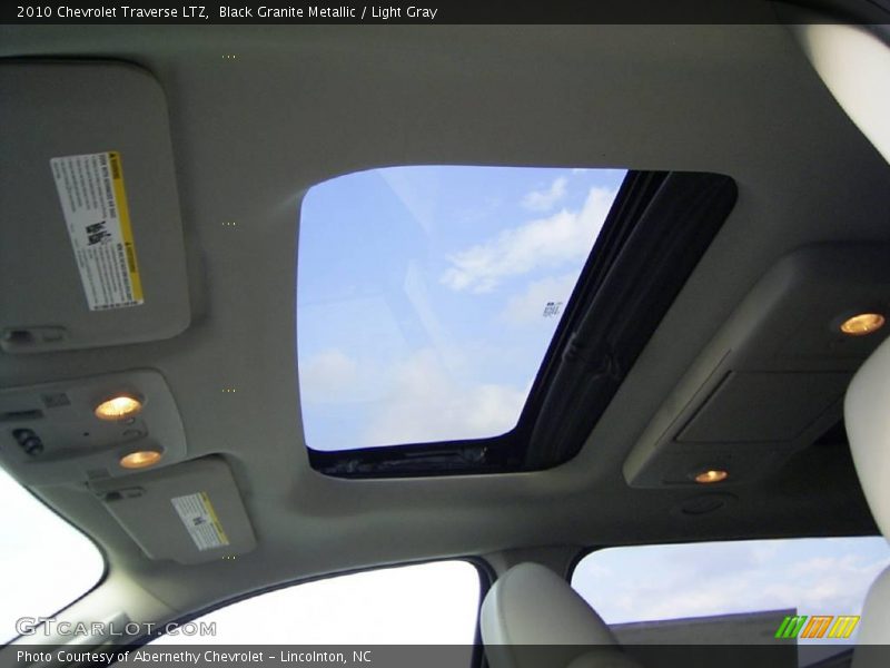 Black Granite Metallic / Light Gray 2010 Chevrolet Traverse LTZ