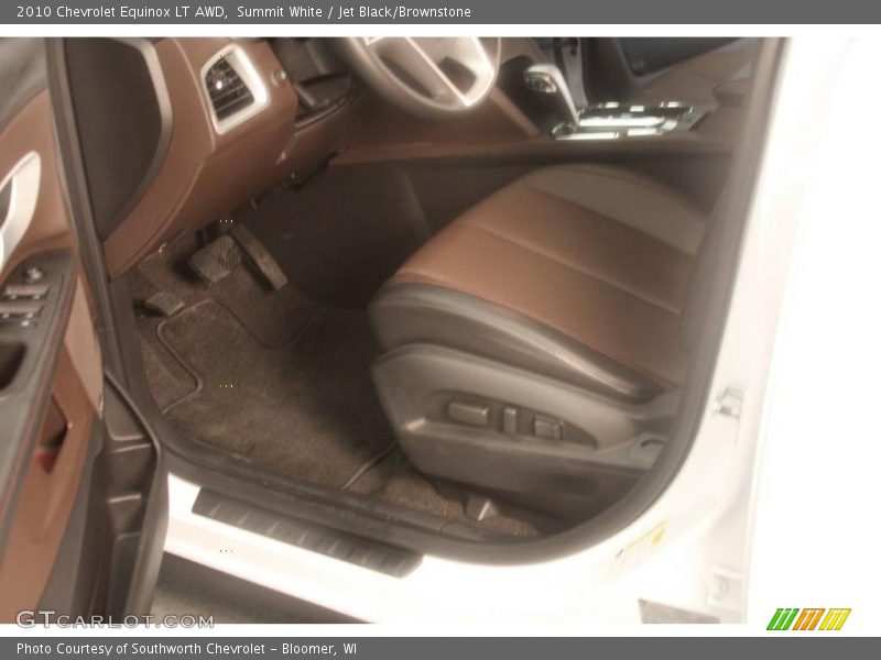 Summit White / Jet Black/Brownstone 2010 Chevrolet Equinox LT AWD