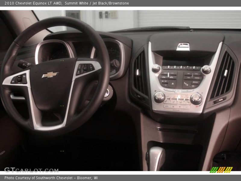 Summit White / Jet Black/Brownstone 2010 Chevrolet Equinox LT AWD
