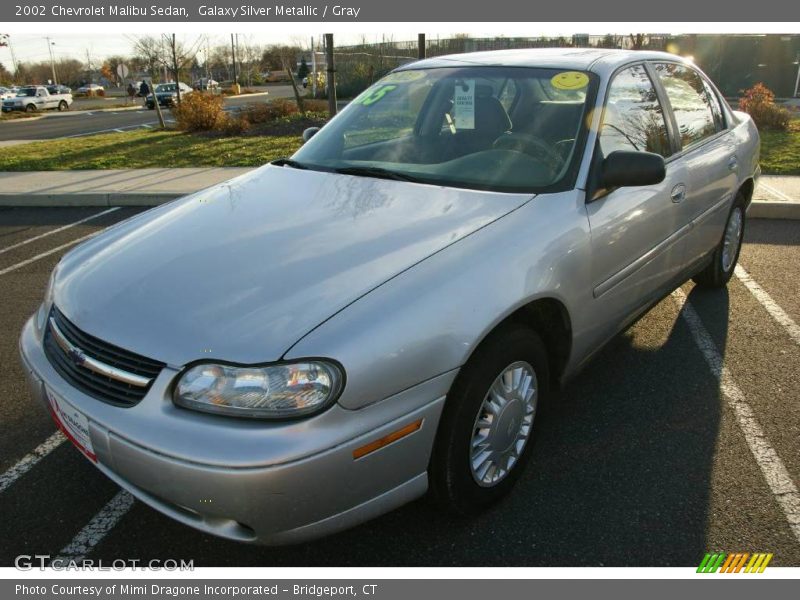 Galaxy Silver Metallic / Gray 2002 Chevrolet Malibu Sedan