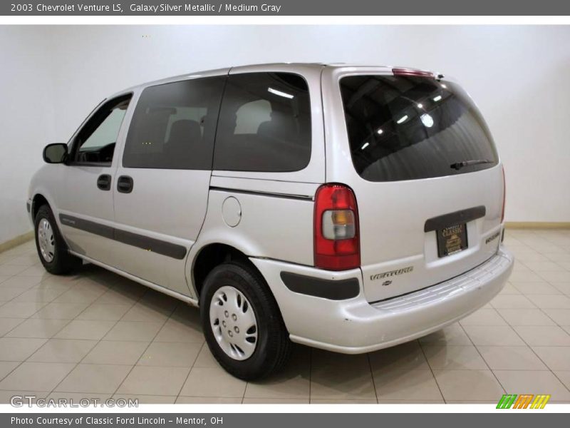 Galaxy Silver Metallic / Medium Gray 2003 Chevrolet Venture LS