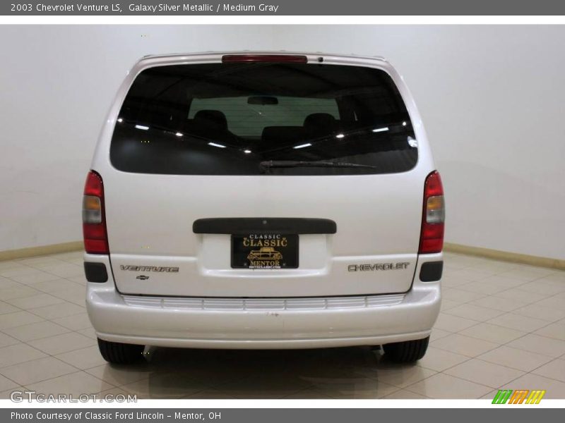 Galaxy Silver Metallic / Medium Gray 2003 Chevrolet Venture LS