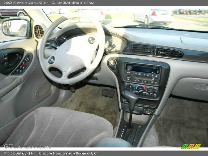 Galaxy Silver Metallic / Gray 2002 Chevrolet Malibu Sedan