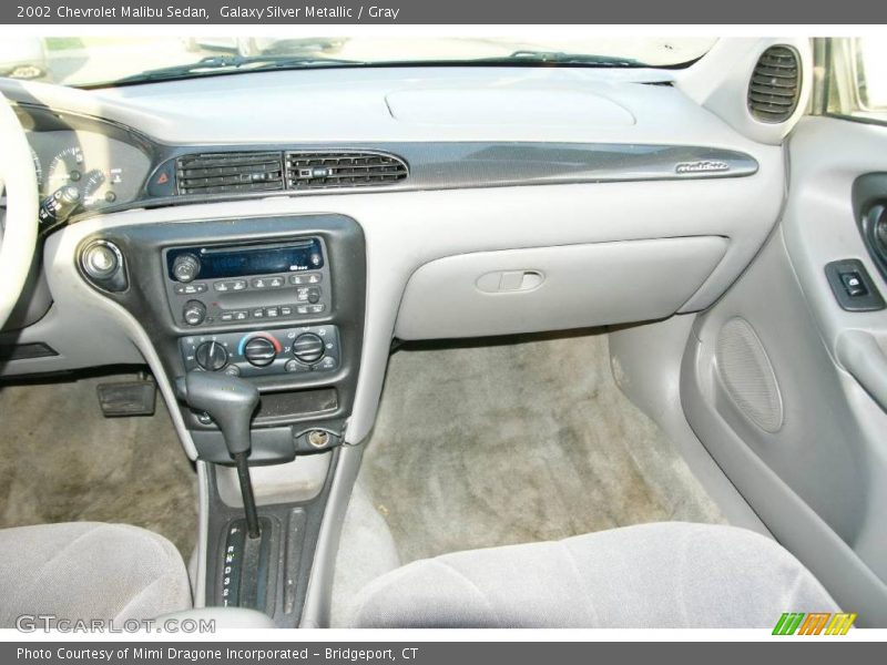 Galaxy Silver Metallic / Gray 2002 Chevrolet Malibu Sedan