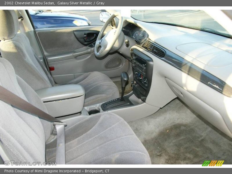 Galaxy Silver Metallic / Gray 2002 Chevrolet Malibu Sedan