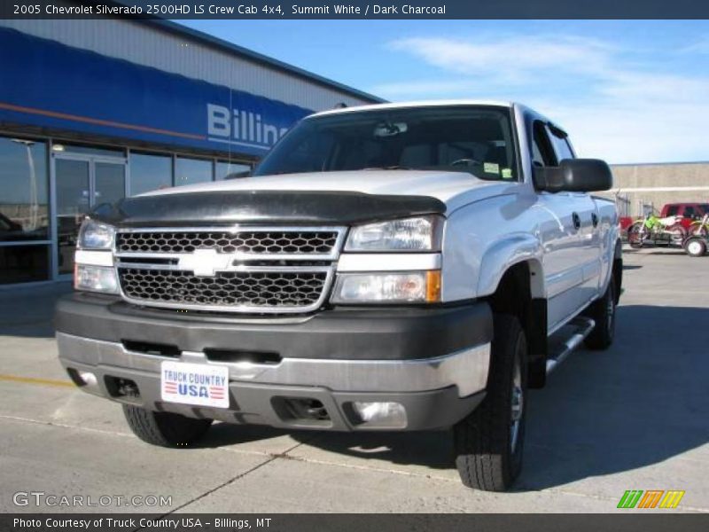 Summit White / Dark Charcoal 2005 Chevrolet Silverado 2500HD LS Crew Cab 4x4