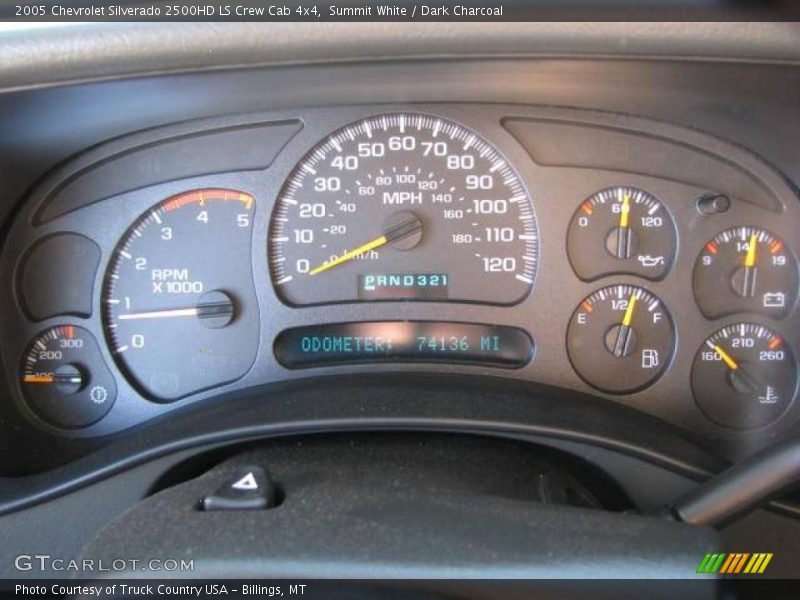 Summit White / Dark Charcoal 2005 Chevrolet Silverado 2500HD LS Crew Cab 4x4