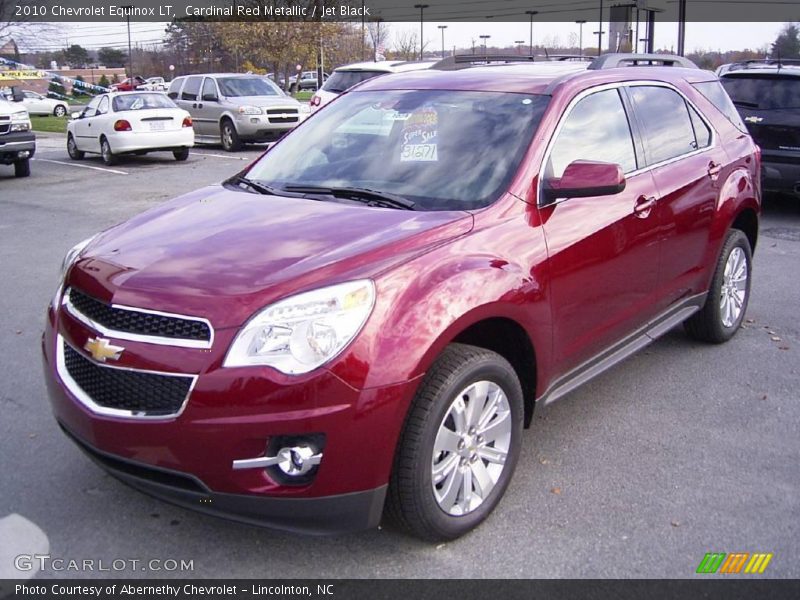 Cardinal Red Metallic / Jet Black 2010 Chevrolet Equinox LT