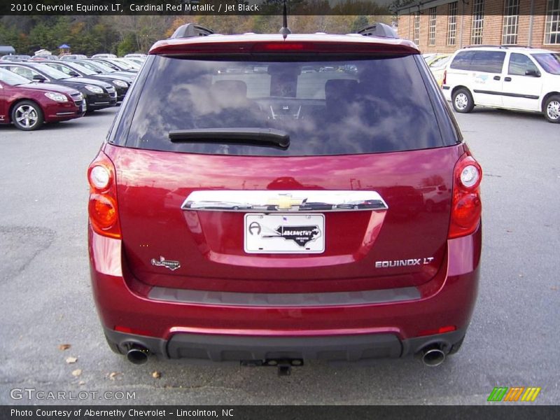 Cardinal Red Metallic / Jet Black 2010 Chevrolet Equinox LT