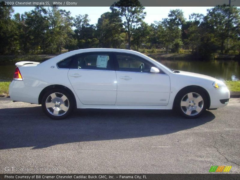 White / Ebony 2009 Chevrolet Impala SS
