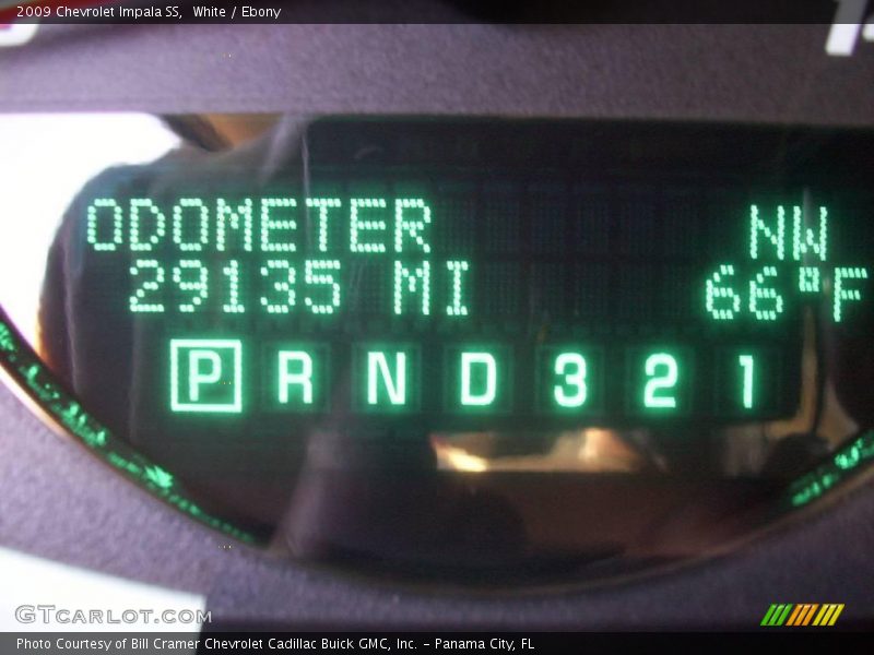 White / Ebony 2009 Chevrolet Impala SS