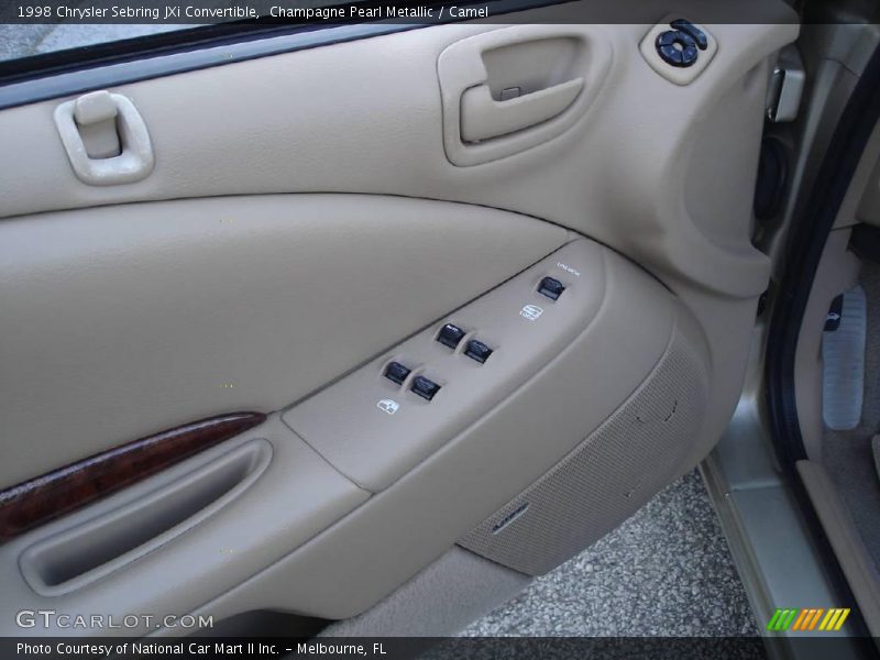 Champagne Pearl Metallic / Camel 1998 Chrysler Sebring JXi Convertible