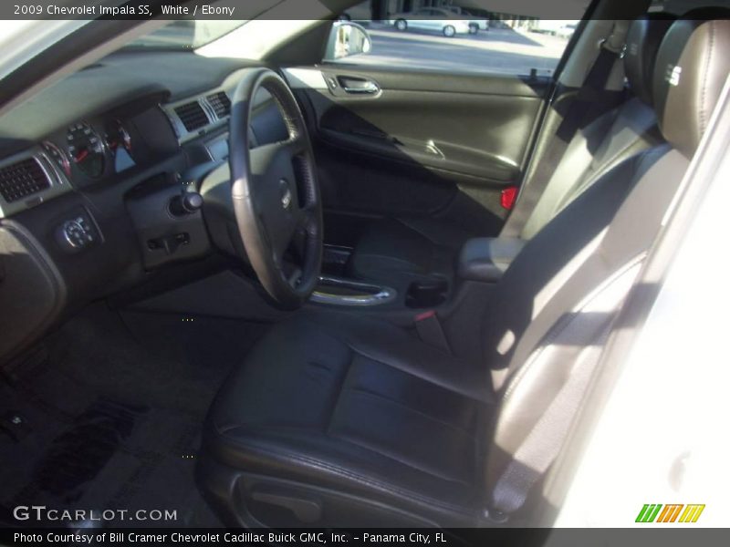 White / Ebony 2009 Chevrolet Impala SS