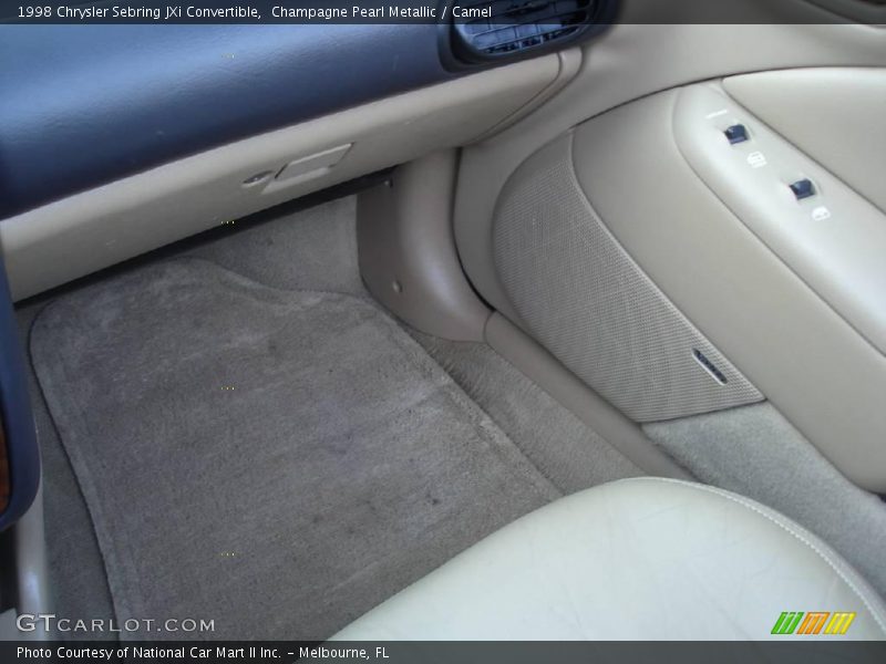 Champagne Pearl Metallic / Camel 1998 Chrysler Sebring JXi Convertible