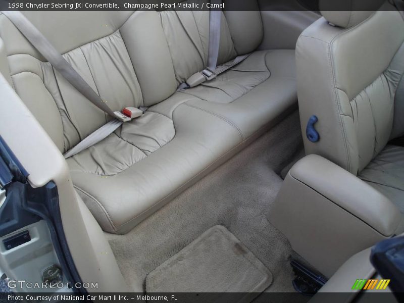 Champagne Pearl Metallic / Camel 1998 Chrysler Sebring JXi Convertible