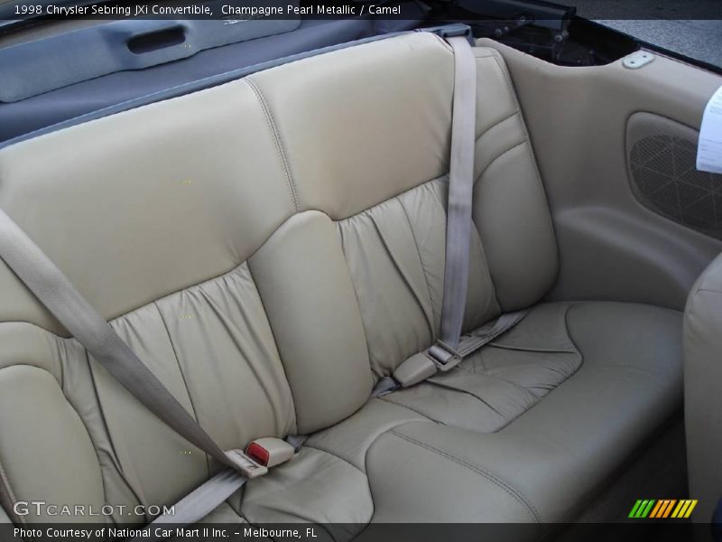 Champagne Pearl Metallic / Camel 1998 Chrysler Sebring JXi Convertible