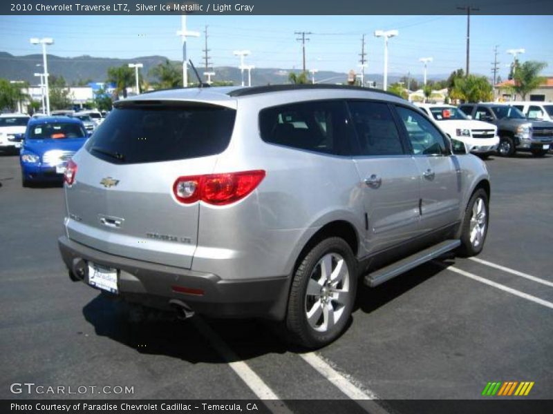 Silver Ice Metallic / Light Gray 2010 Chevrolet Traverse LTZ