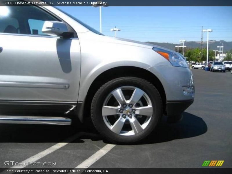 Silver Ice Metallic / Light Gray 2010 Chevrolet Traverse LTZ