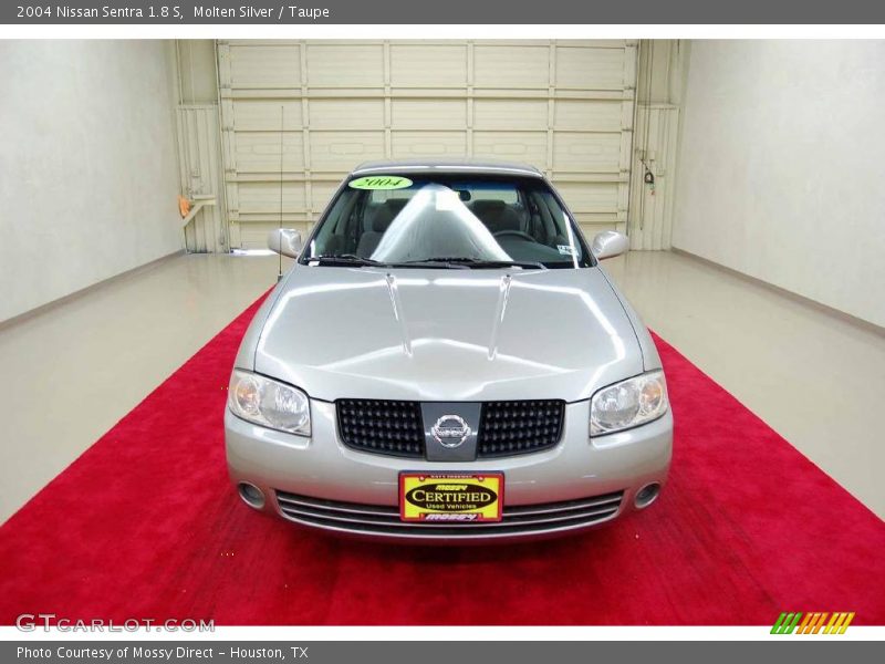 Molten Silver / Taupe 2004 Nissan Sentra 1.8 S