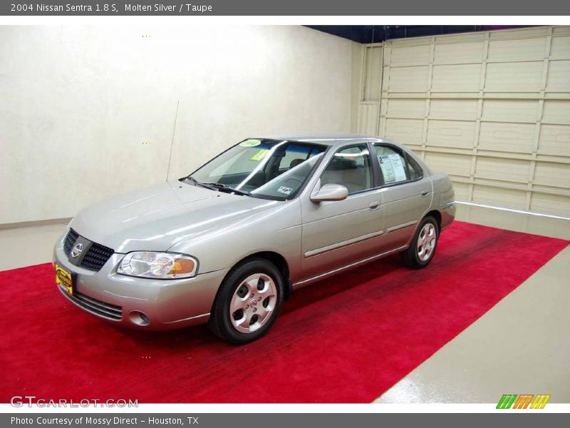 Molten Silver / Taupe 2004 Nissan Sentra 1.8 S