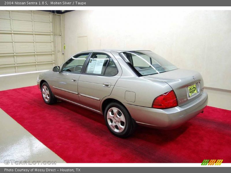 Molten Silver / Taupe 2004 Nissan Sentra 1.8 S