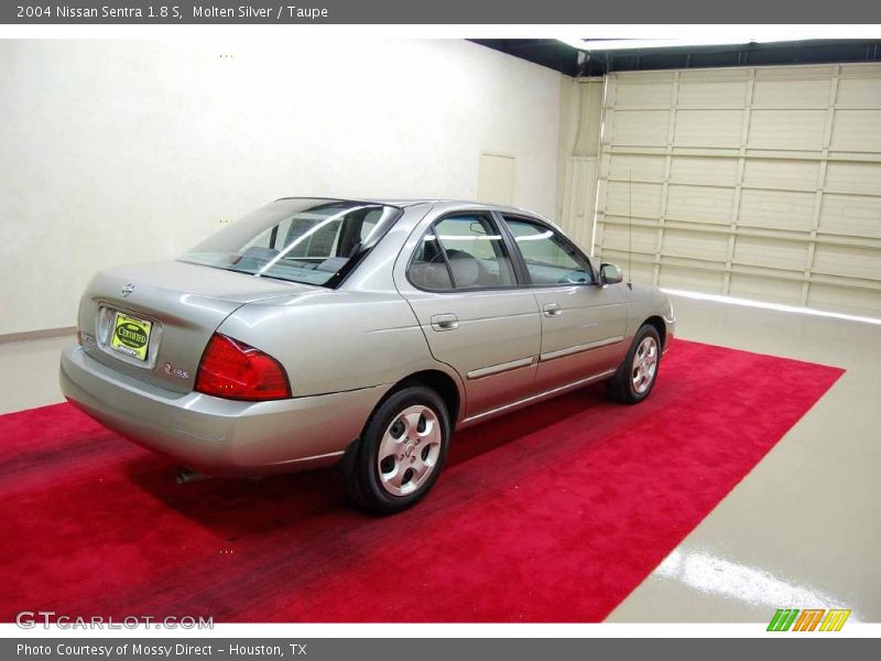 Molten Silver / Taupe 2004 Nissan Sentra 1.8 S