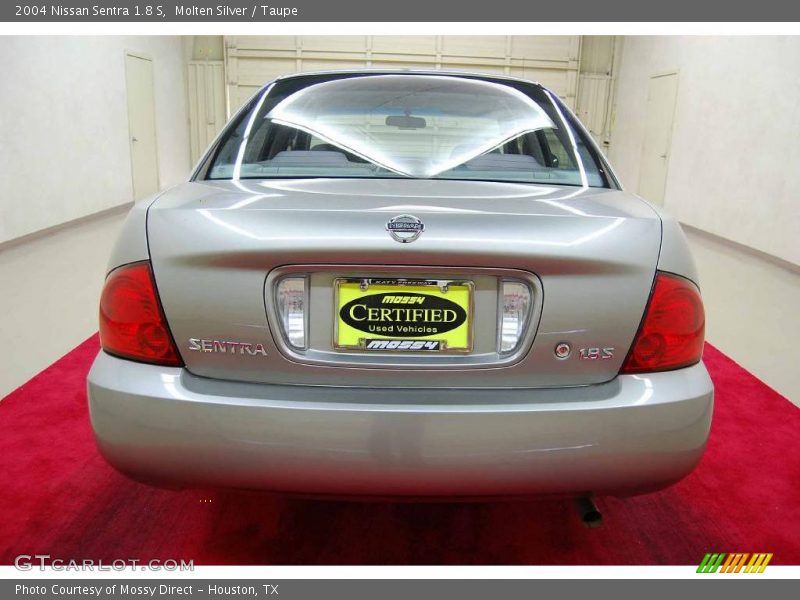 Molten Silver / Taupe 2004 Nissan Sentra 1.8 S