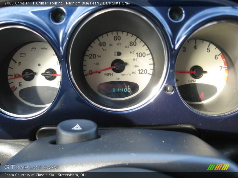 Midnight Blue Pearl / Dark Slate Gray 2005 Chrysler PT Cruiser Touring