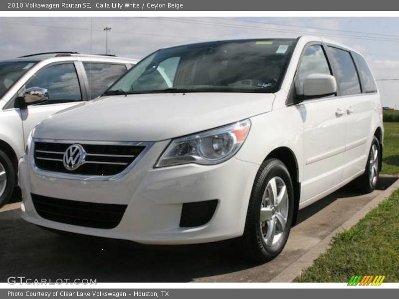 Calla Lilly White / Ceylon Beige 2010 Volkswagen Routan SE