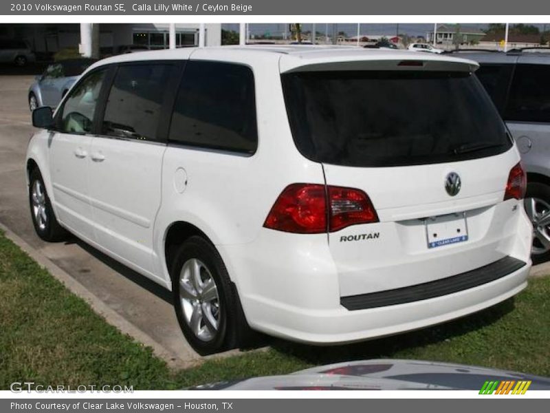 Calla Lilly White / Ceylon Beige 2010 Volkswagen Routan SE