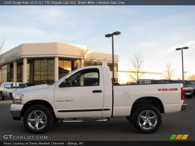 Bright White / Medium Slate Gray 2006 Dodge Ram 1500 SLT TRX Regular Cab 4x4