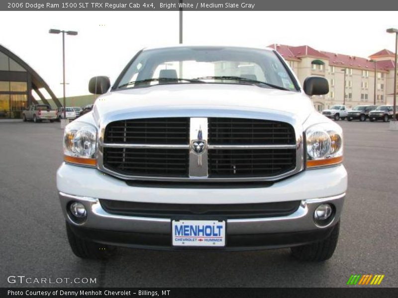 Bright White / Medium Slate Gray 2006 Dodge Ram 1500 SLT TRX Regular Cab 4x4