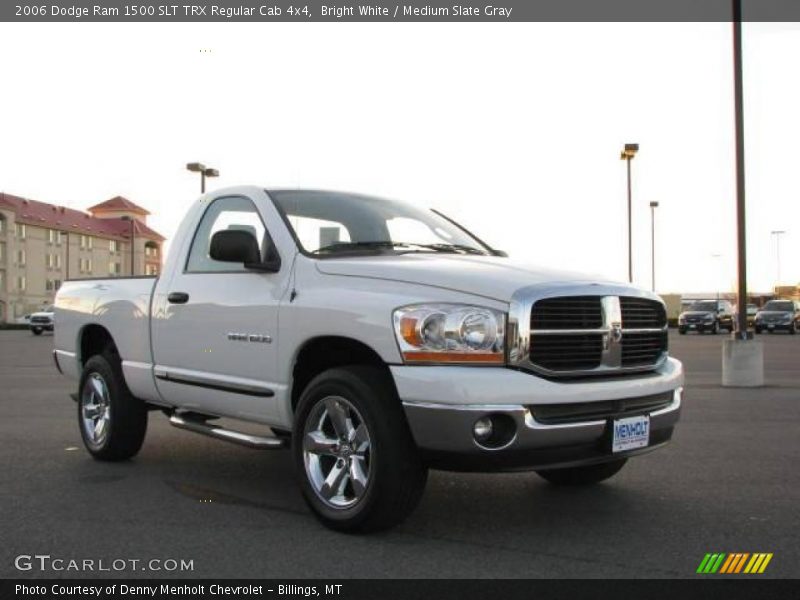 Bright White / Medium Slate Gray 2006 Dodge Ram 1500 SLT TRX Regular Cab 4x4