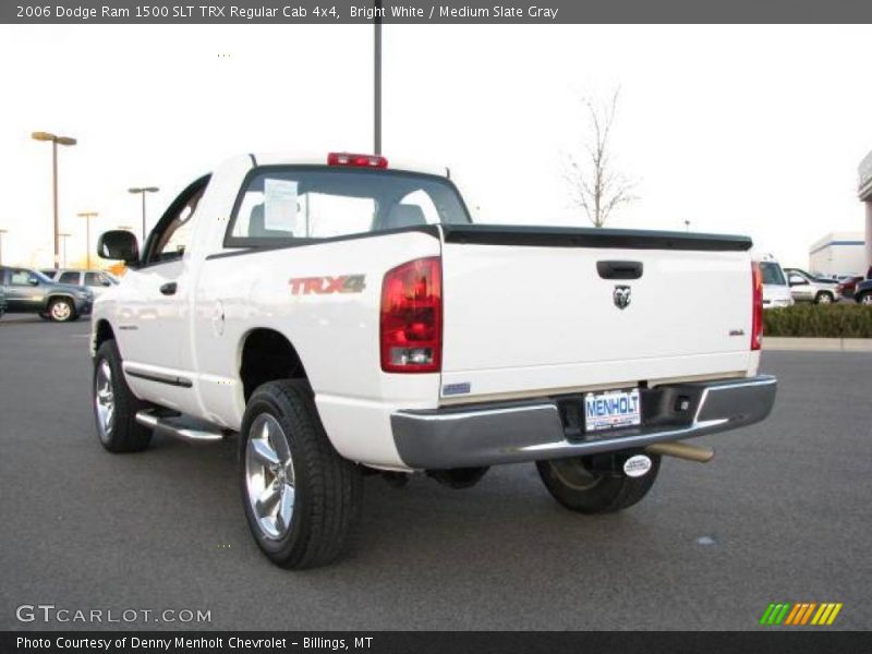 Bright White / Medium Slate Gray 2006 Dodge Ram 1500 SLT TRX Regular Cab 4x4
