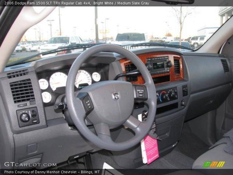 Bright White / Medium Slate Gray 2006 Dodge Ram 1500 SLT TRX Regular Cab 4x4