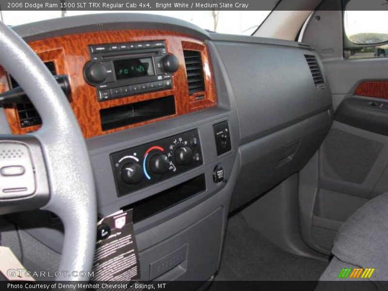 Bright White / Medium Slate Gray 2006 Dodge Ram 1500 SLT TRX Regular Cab 4x4