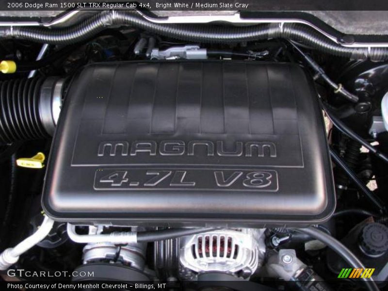 Bright White / Medium Slate Gray 2006 Dodge Ram 1500 SLT TRX Regular Cab 4x4