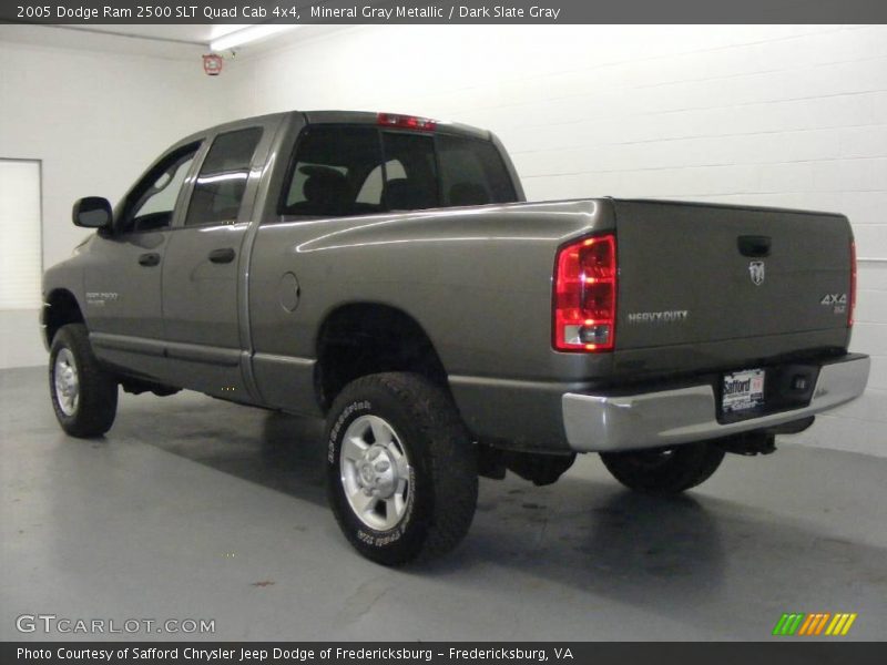 Mineral Gray Metallic / Dark Slate Gray 2005 Dodge Ram 2500 SLT Quad Cab 4x4