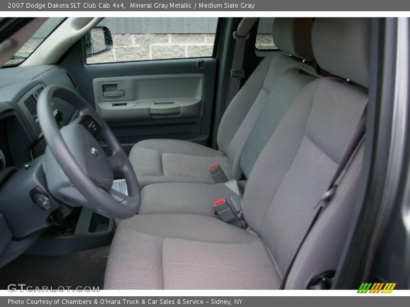 Mineral Gray Metallic / Medium Slate Gray 2007 Dodge Dakota SLT Club Cab 4x4