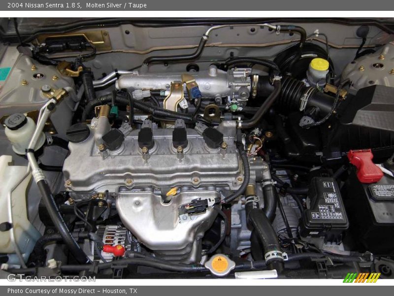 Molten Silver / Taupe 2004 Nissan Sentra 1.8 S