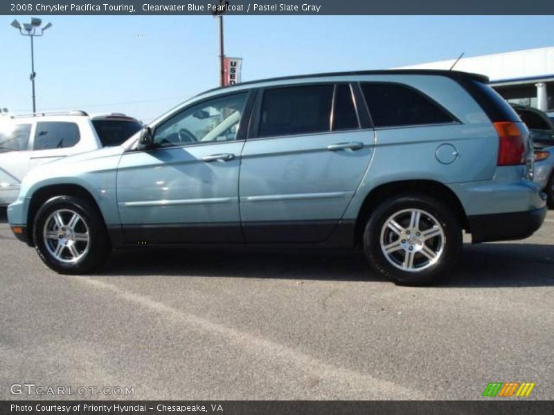 Clearwater Blue Pearlcoat / Pastel Slate Gray 2008 Chrysler Pacifica Touring