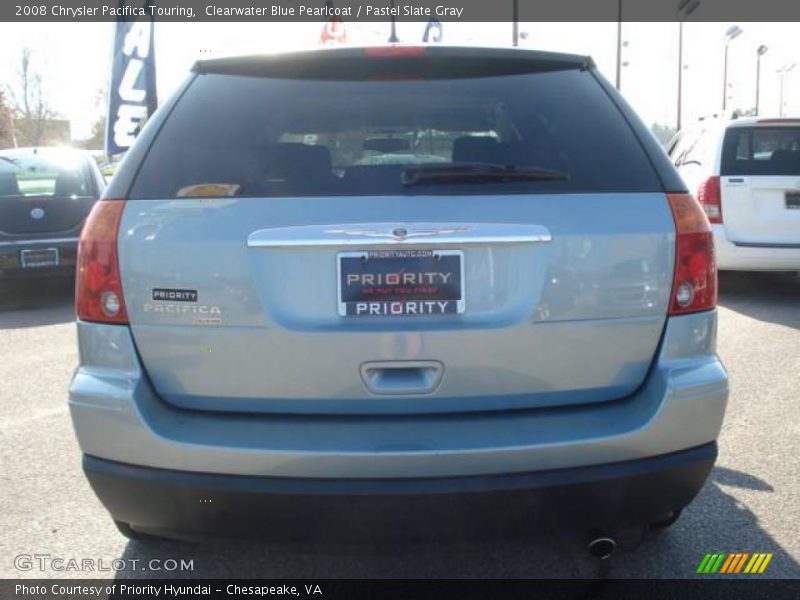 Clearwater Blue Pearlcoat / Pastel Slate Gray 2008 Chrysler Pacifica Touring