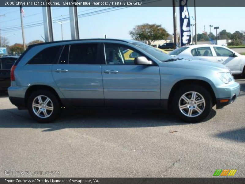 Clearwater Blue Pearlcoat / Pastel Slate Gray 2008 Chrysler Pacifica Touring