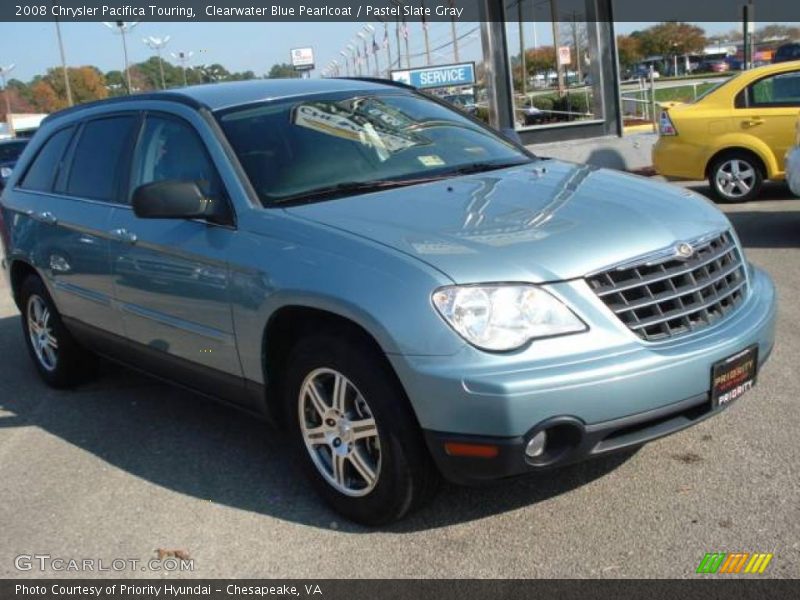 Clearwater Blue Pearlcoat / Pastel Slate Gray 2008 Chrysler Pacifica Touring