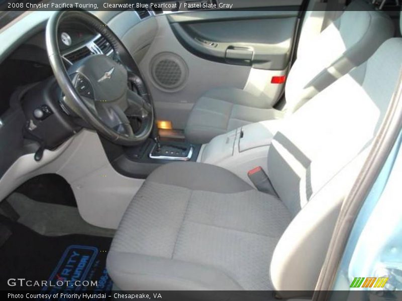 Clearwater Blue Pearlcoat / Pastel Slate Gray 2008 Chrysler Pacifica Touring